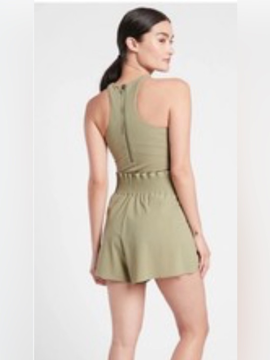 Athleta Pants - Athleta Light Olive Green Activewear Romper